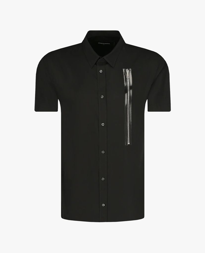 DSQUARED2 - Áo sơ mi nam ngắn tay cổ bẻ Regular Fit
