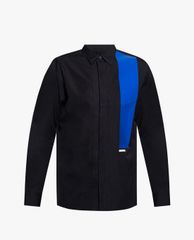 DSQUARED2 - Áo sơ mi nam tay dài cổ bẻ phom suông thời trang