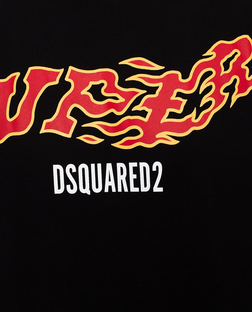 DSQUARED2 - Áo thun nam cổ tròn tay ngắn Super