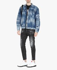 DSQUARED2 - Áo thun nam cổ tròn ngắn tay Red Flag