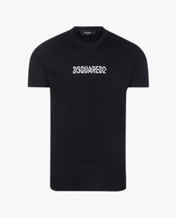 DSQUARED2 - Áo thun nam ngắn tay cổ tròn phối logo hiện đại