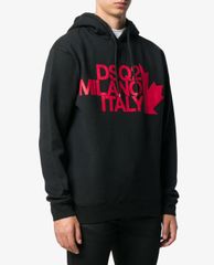 DSQUARED2 - Áo hoodie nam tay dài Milano Italy