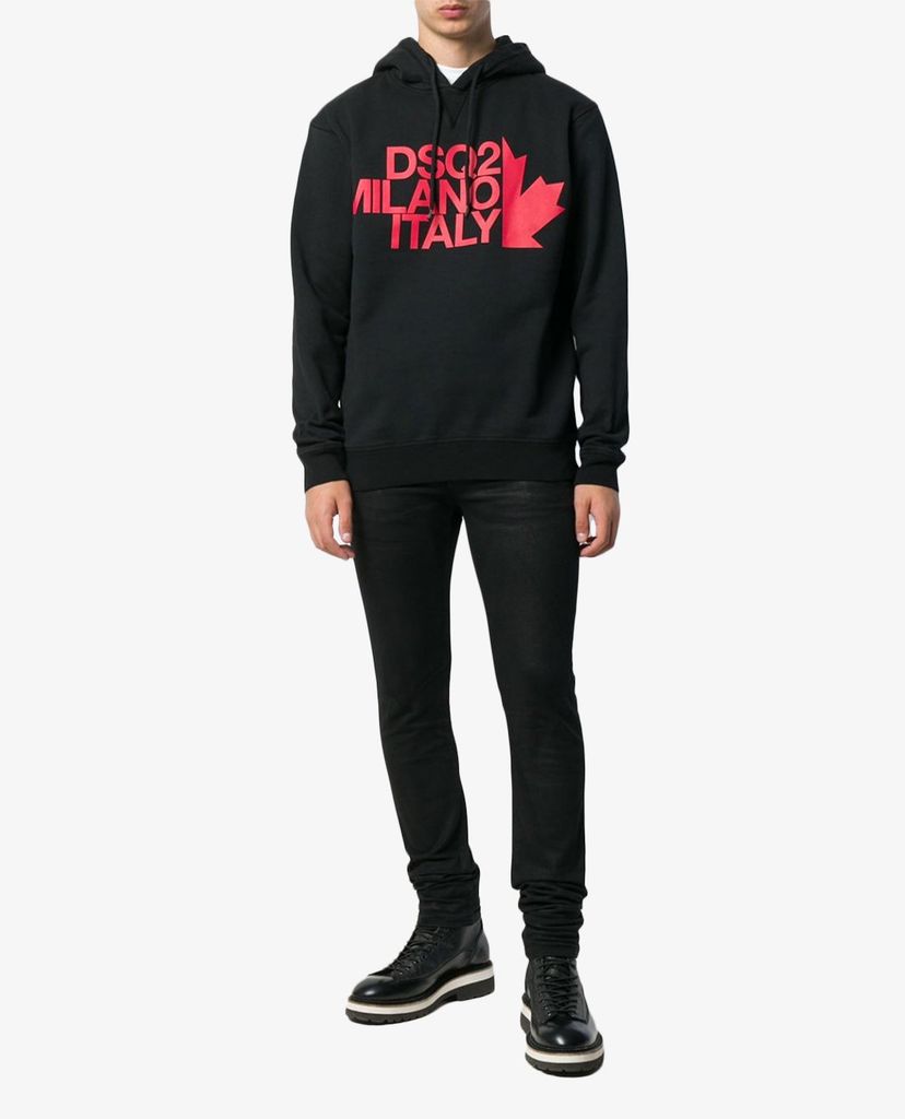 DSQUARED2 - Áo hoodie nam tay dài Milano Italy