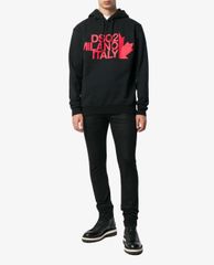DSQUARED2 - Áo hoodie nam tay dài Milano Italy