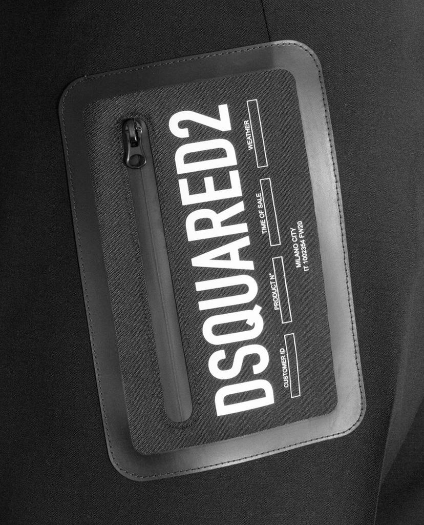 DSQUARED2 - Quần tây nam phom suông Hockney Fit Logo Pocket