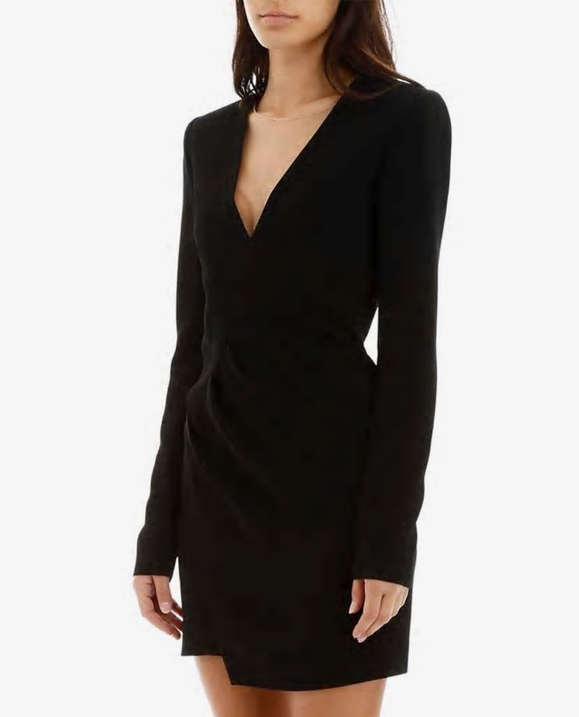 DSQUARED2 - Đầm mini ôm phối cổ chữ V