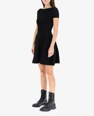 DSQUARED2 - Đầm mini tay ngắn phom xòe thời trang