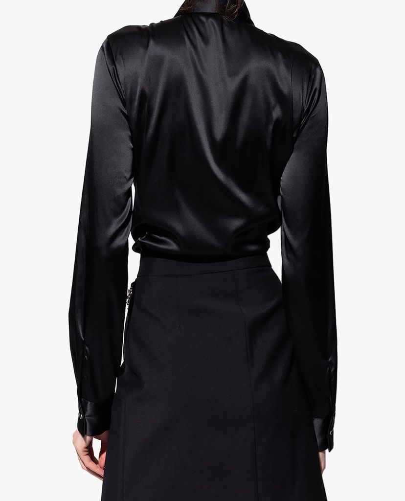 DSQUARED2 - Áo sơ mi nữ tay dài Satin Fitted