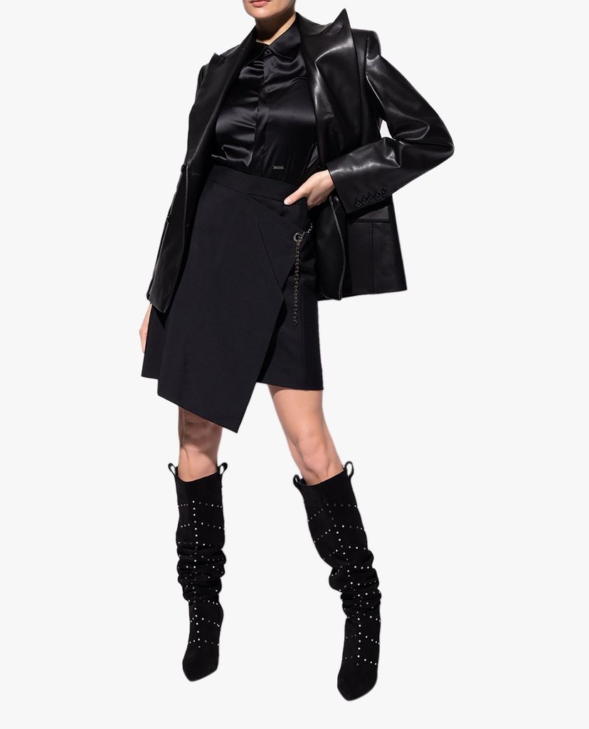 DSQUARED2 - Áo sơ mi nữ tay dài Satin Fitted