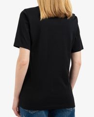 DSQUARED2 - Áo thun nữ ngắn tay cổ tròn phối hình in thời trang