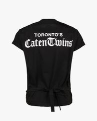 DSQUARED2 - Áo croptop nữ cột dây Caten Twins