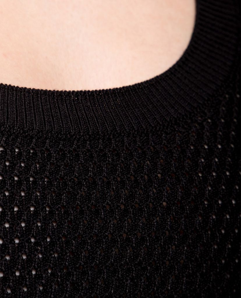 DSQUARED2 - Áo crop top nữ Knit Black