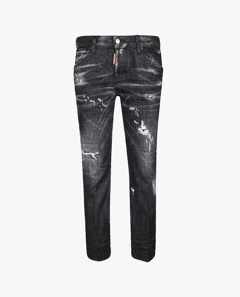 DSQUARED2 - Quần jeans nữ phom suông Cool Girl