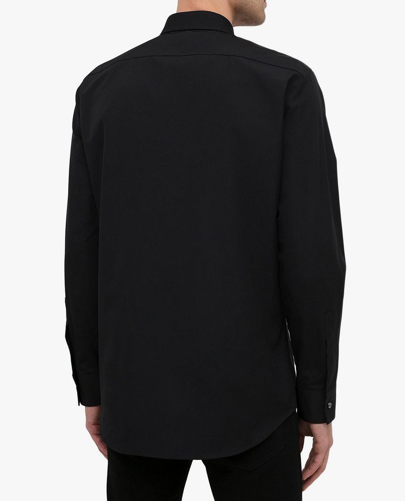 DSQUARED2 - Áo sơ mi nam phom ôm tay dài Zip Detail