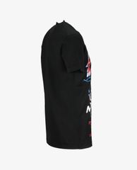 DSQUARED2 - Áo thun nam tay ngắn cổ tròn phối hình in độc đáo