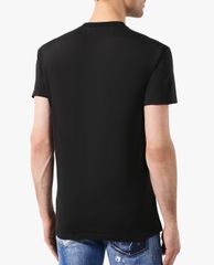 DSQUARED2 - Áo thun nam cổ tròn ngắn tay phối chữ in