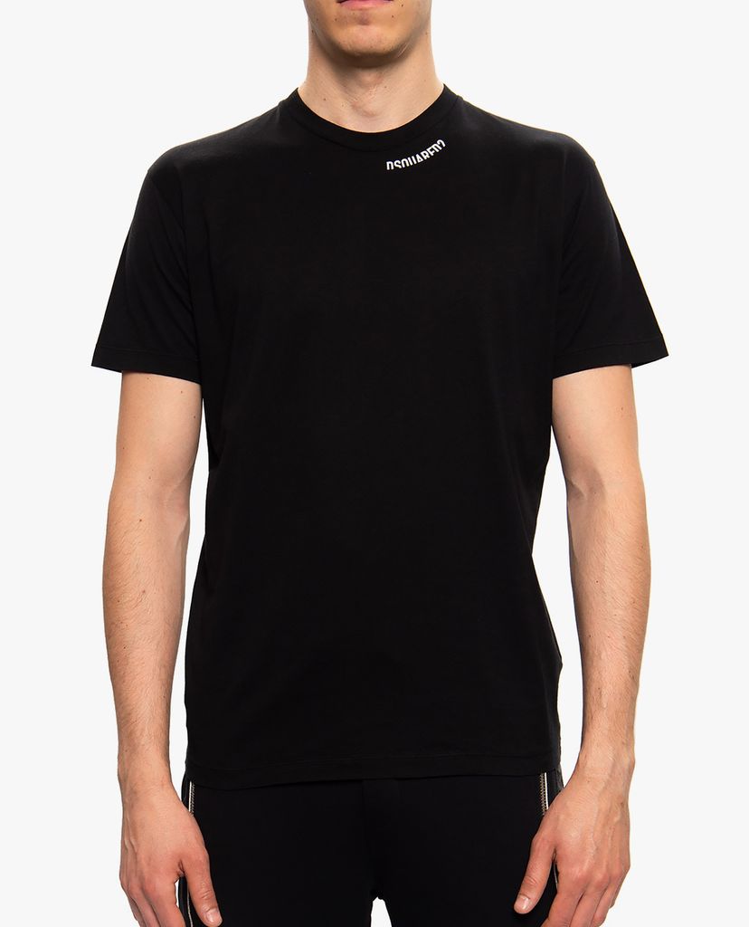 DSQUARED2 - Áo thun nam cổ tròn tay ngắn Logo