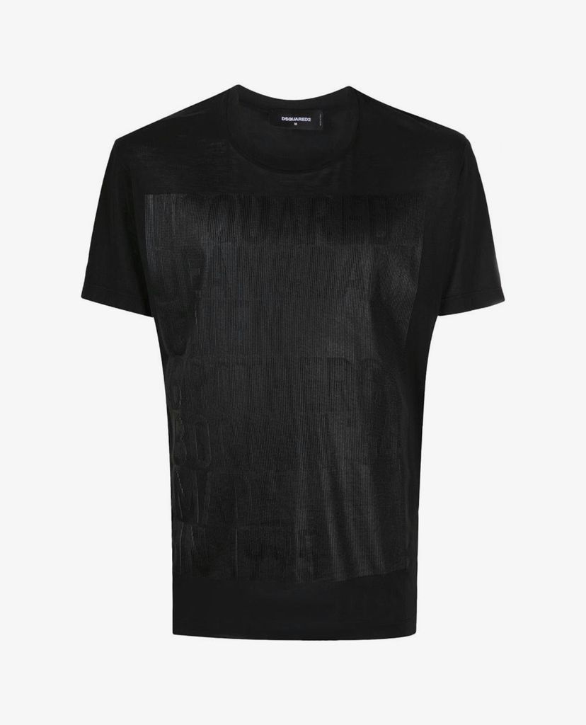 DSQUARED2 - Áo thun nam tay ngắn cổ tròn Logo Printed