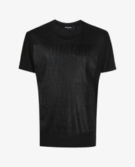 DSQUARED2 - Áo thun nam tay ngắn cổ tròn Logo Printed
