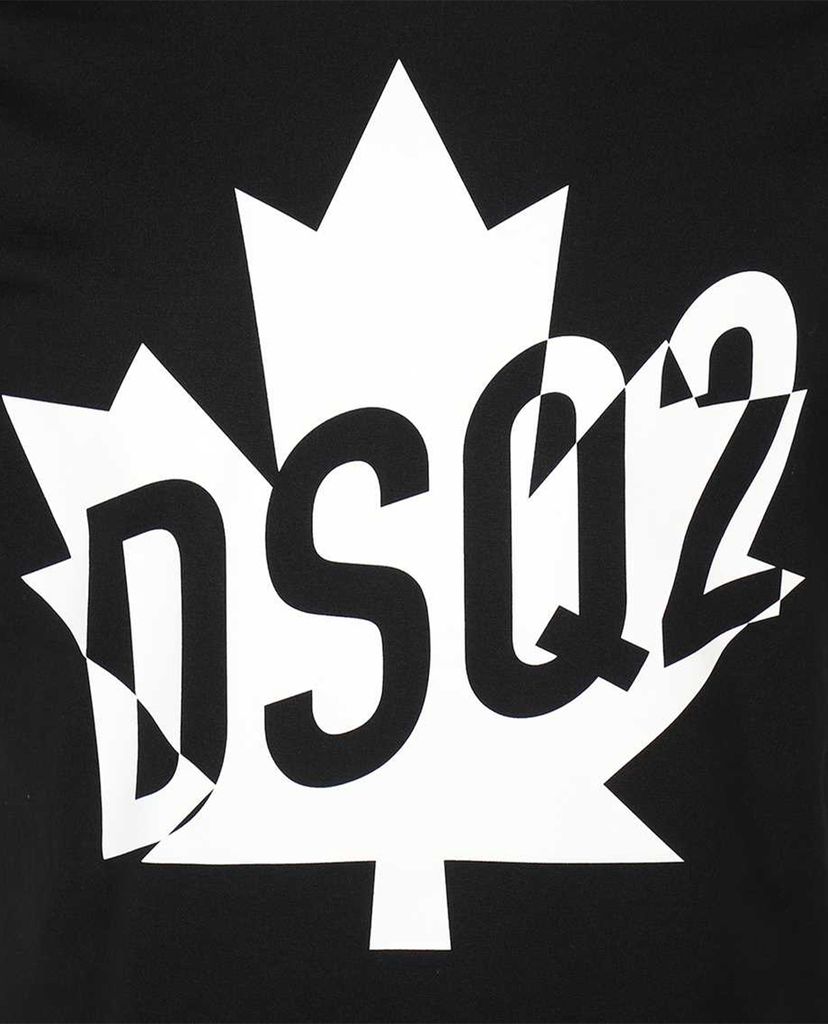 DSQUARED2 - Áo thun tay ngắn cổ tròn Dsq2 Milano Print