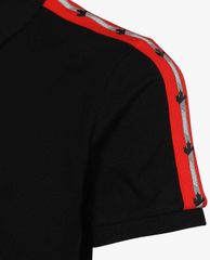 DSQUARED2 - Áo polo nam phom suông Leaf Tape