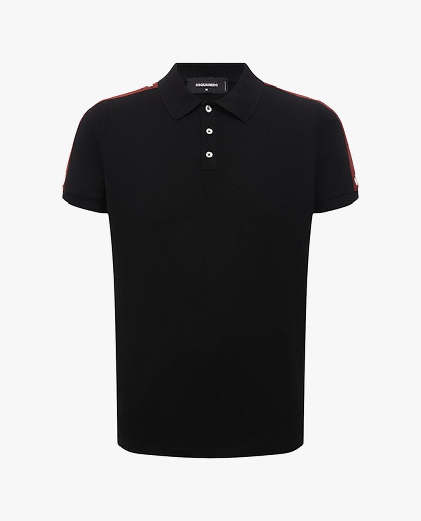 DSQUARED2 - Áo polo nam ngắn tay cổ bẻ L/Tape Tennis