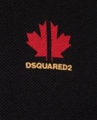 DSQUARED2 - Áo polo nam ngắn tay cổ bẻ Leaf