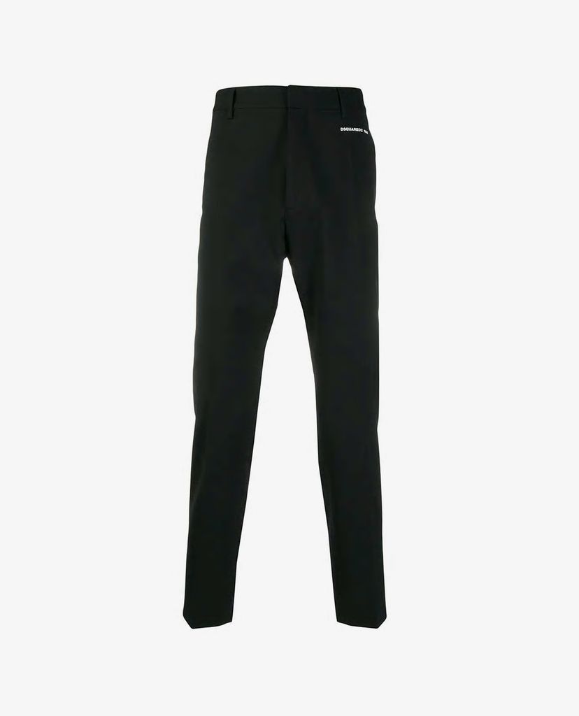 DSQUARED2 - Quần khaki nam ống suông Side-zip Tailored