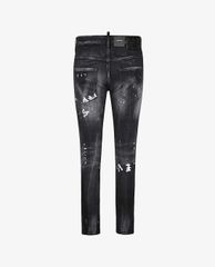 DSQUARED2 - Quần jeans nam phom ôm rách gối thời trang