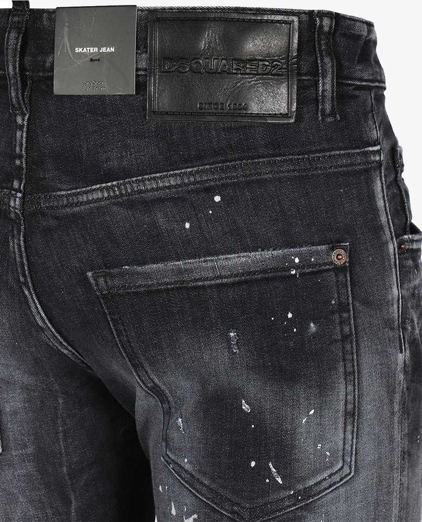 DSQUARED2 - Quần jeans nam phom ôm rách gối thời trang