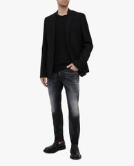DSQUARED2 - Quần jeans nam denim wash bạc phom skinny thời trang