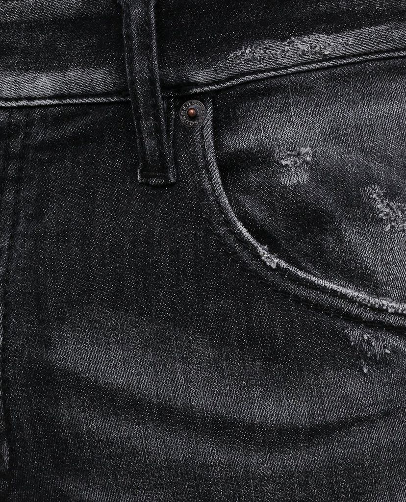 DSQUARED2 - Quần jeans nam denim wash bạc phom skinny thời trang