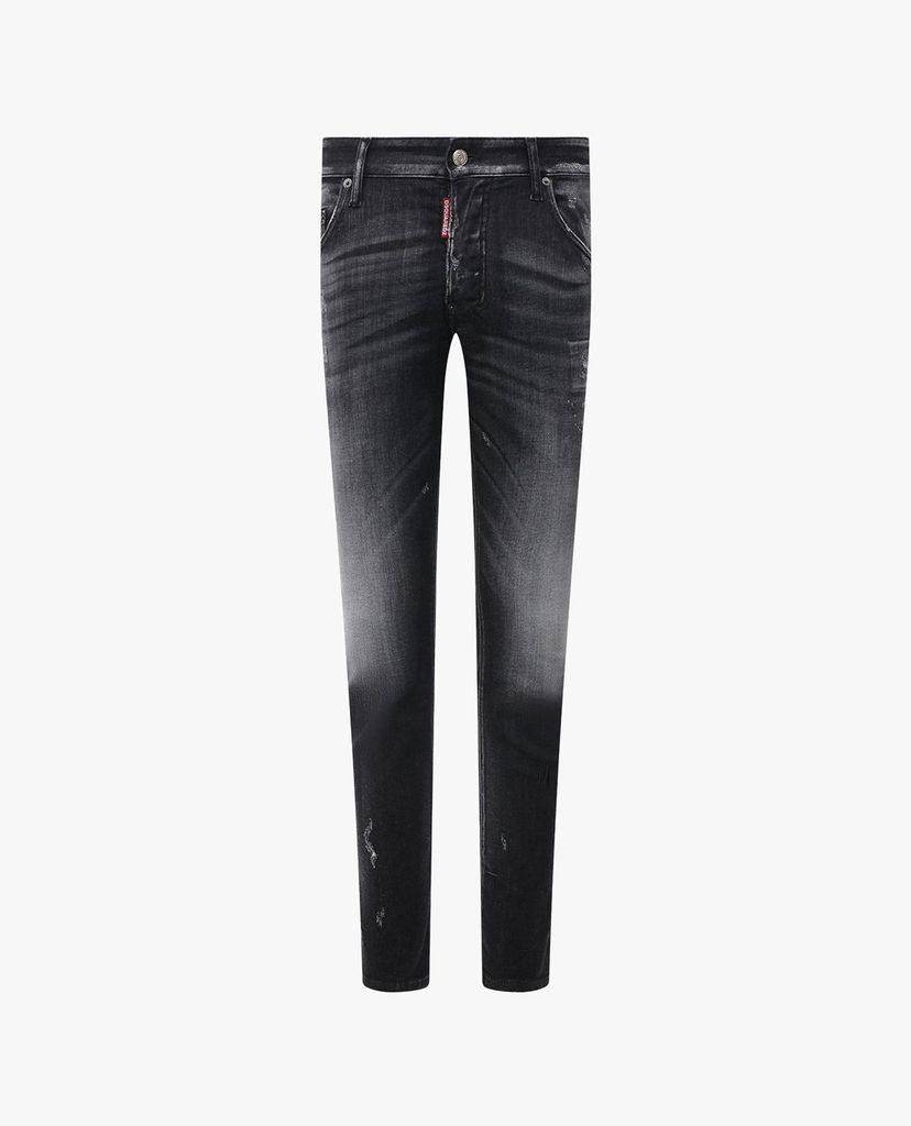DSQUARED2 - Quần jeans nam denim wash bạc phom skinny thời trang