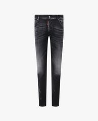 DSQUARED2 - Quần jeans nam denim wash bạc phom skinny thời trang