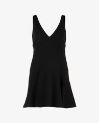 DSQUARED2 - Đầm mini sát nách Black Stretch Polyester Blend