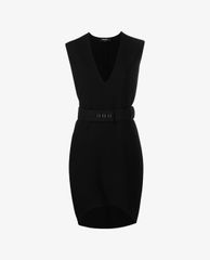 DSQUARED2 - Đầm mini sát nách V Neck Belted