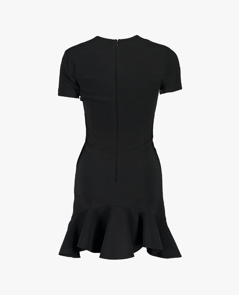 DSQUARED2 - Đầm mini phom ôm viền bèo Ruffle