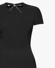DSQUARED2 - Đầm mini phom ôm viền bèo Ruffle