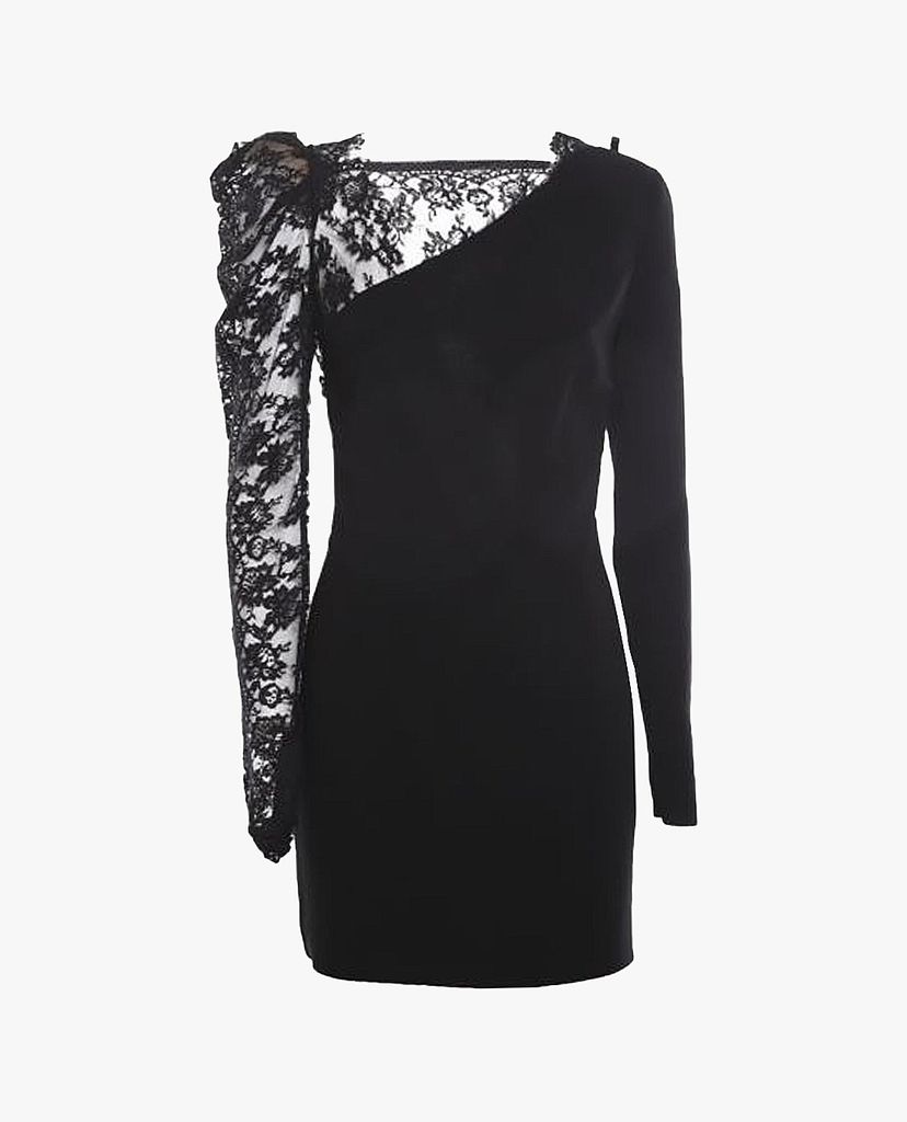DSQUARED2 - Đầm bút chì tay dài phối ren quyến rũ