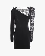 DSQUARED2 - Đầm bút chì tay dài phối ren quyến rũ