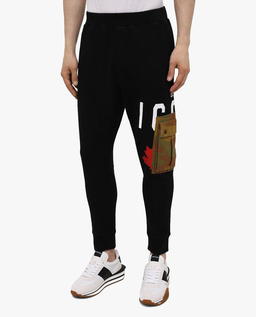 DSQUARED2 - Quần jogger nam lưng thun thời trang