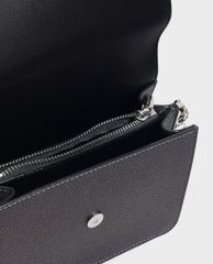 CHARLES & KEITH - Túi đeo chéo nữ chữ nhật phối chi tiết tua rua