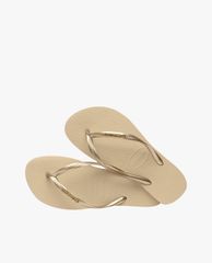 HAVAIANAS - Dép nữ Slim Logo Metallic