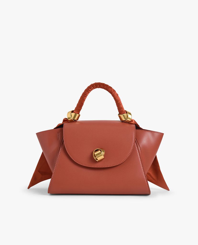 CHARLES & KEITH - Túi xách tay nữ chữ nhật Satin Pleated Scarf Trapeze