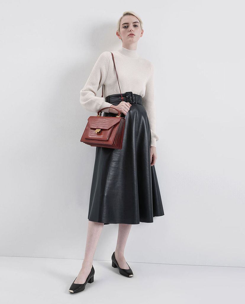 CHARLES & KEITH - Túi xách tay nữ Top Handle