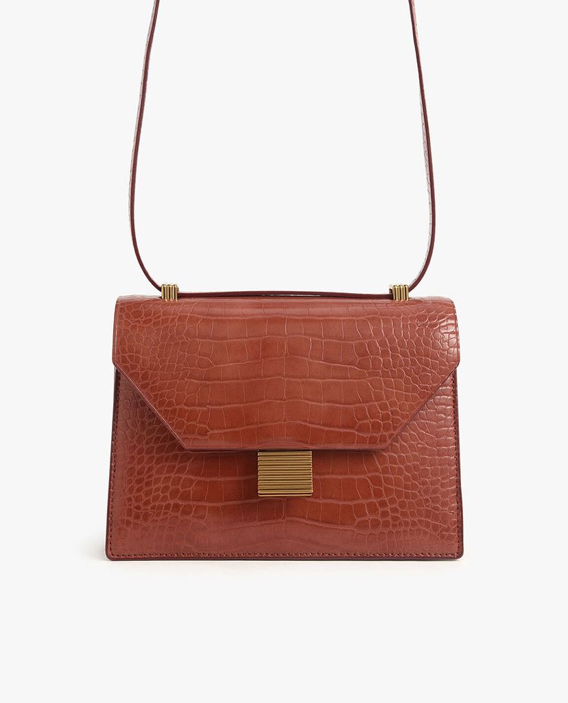 CHARLES & KEITH - Túi đeo chéo chữ nhật Metal Accent