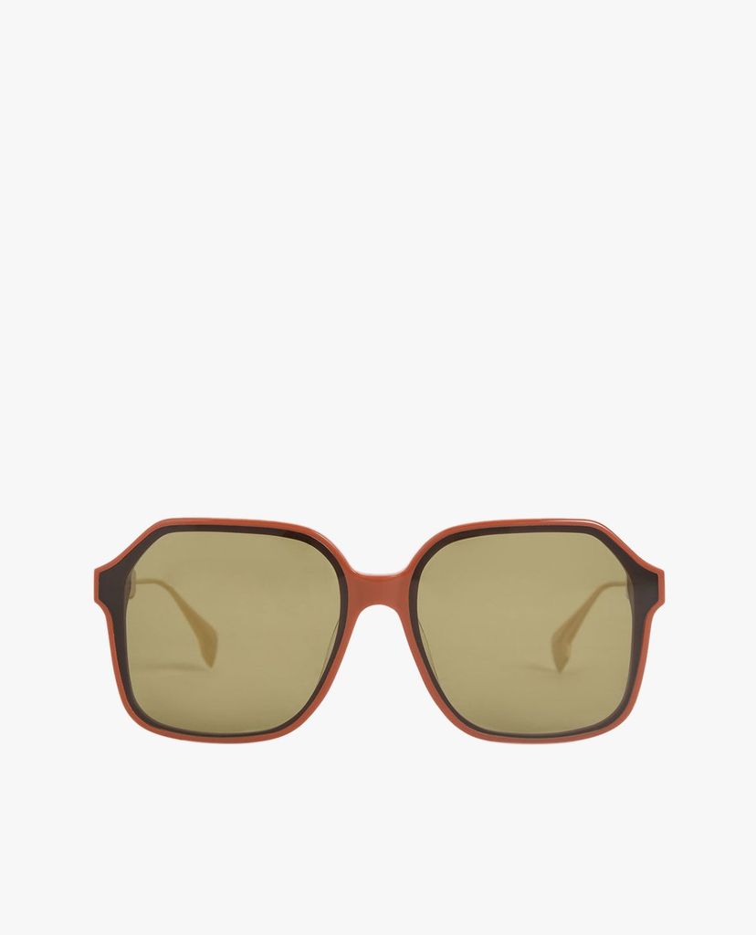 CHARLES & KEITH - Kính mát nữ gọng vuông Acetate Butterfly