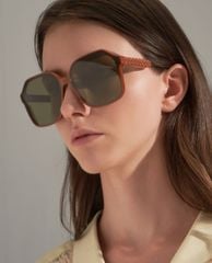 CHARLES & KEITH - Kính mát nữ gọng vuông Acetate Butterfly