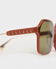 CHARLES & KEITH - Kính mát nữ gọng vuông Acetate Butterfly