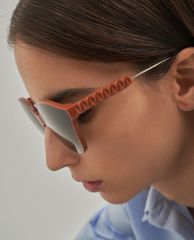 CHARLES & KEITH - Kính mát gọng mắt mèo Acetate Cat Eye